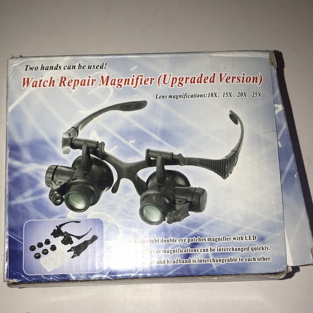 NWOT LED Double Eye Magnifier